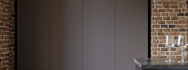 Luxury Wood Veneer Integrated Hidden Door